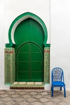 Door of the Mosque Stock Photos