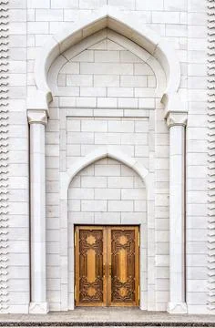 The door to the mosque Stock Photos