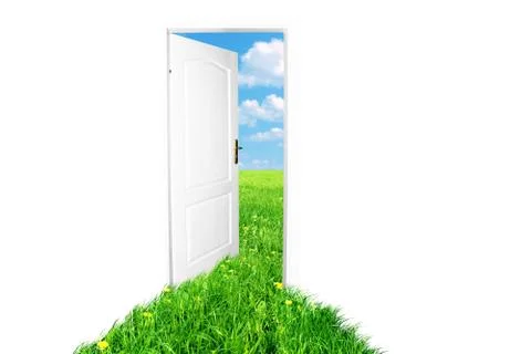 Door to new world Ilustración de archivo