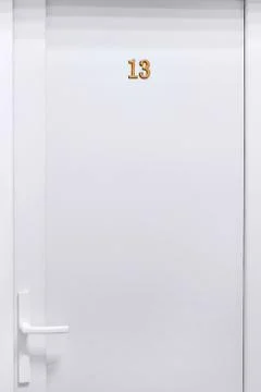 Door number 13 写真素材