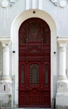 The door of old building Stock Photos
