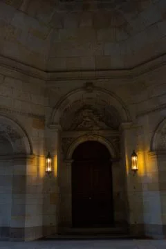 Door in an old building Stock Photos