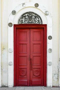 Door of an old building. Stock Photos