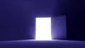 Door open to bright light new opportunity epiphany afterlife 4K 4k or 4k+ Resolution