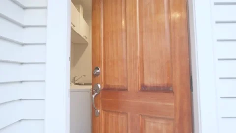 Door Open NIce House Stock Footage 202240157