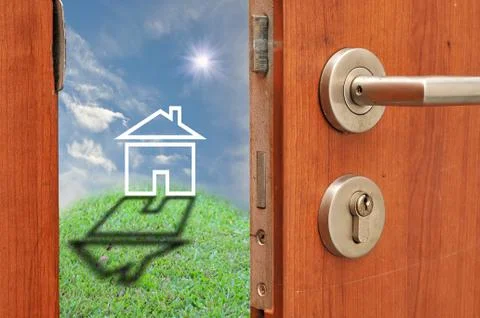 Door open Stock Photos