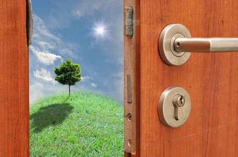 Door open Stock Photos
