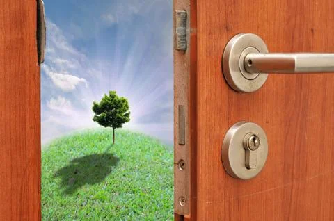 Door open Stock Photos