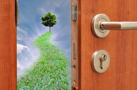 Door open Stock Photos