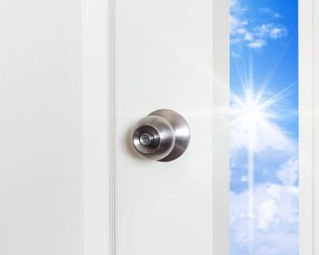 Door Open, Solution Concept Stock Photos