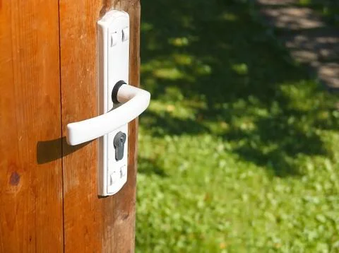 Door open in summer 写真素材