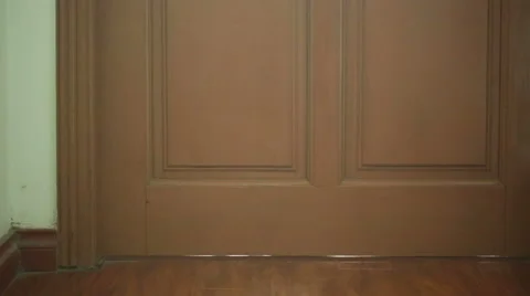 A door is opened into a room Stock Footage 55710190