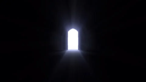 Door Opening to the Light CD F2 In loop Video stock 148750985