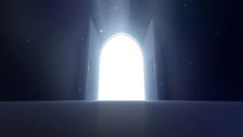 Door Opening to the Light CD M1 In loop Video stock 148769392