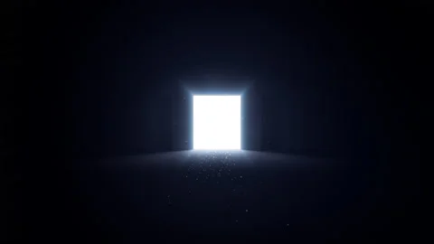 Door Opening to the Light DD F2 In Video stock 148182439