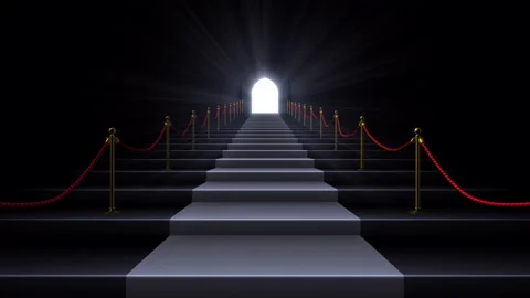 Door Opening to the Light Upstairs CD K2 In 1s Video stock 149285583