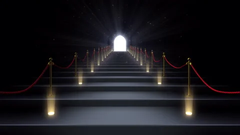 Door Opening to the Light Upstairs CD K2 In 2s Stock Footage 149286054