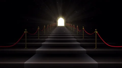 Door Opening to the Light Upstairs CD K2 In Gs Stock Footage 149286501