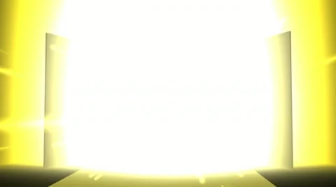 Door opening to shining light Stock Footage 10877724