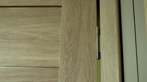 The door opens and closes, demonstrating the serviceability of the system Stock Footage 220505581