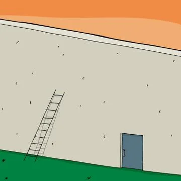 Door of opportunity Stock Illustration