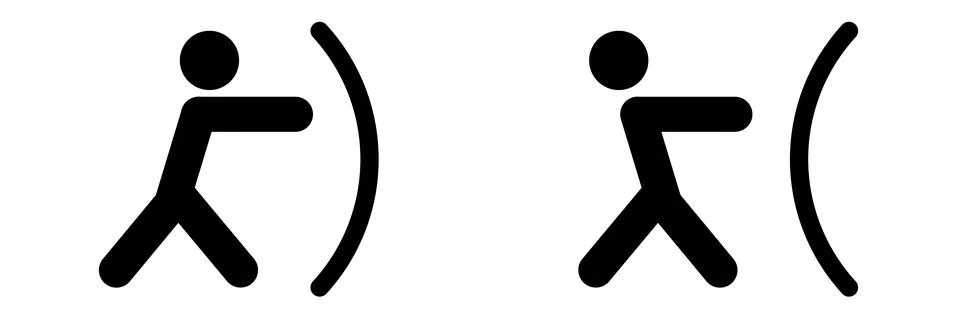 Door push or pull to open icon Illustrazione stock