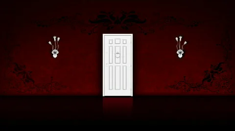 Door - red 스톡 동영상 361936