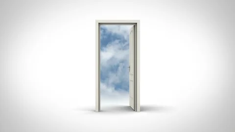 Door to the sky 4K Stock Footage 89211801
