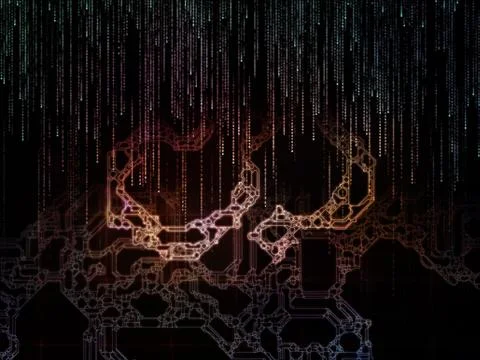 Door to Space Division Stock Illustration