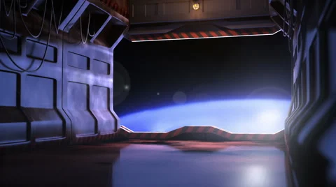 Door in Space Stock Footage 47075940