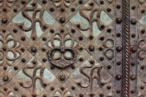 Door of St. Anne's Church Stock Photos