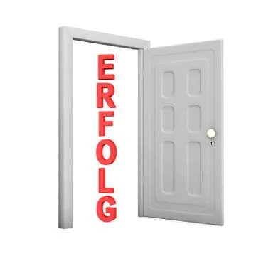 Door success Stock Illustration