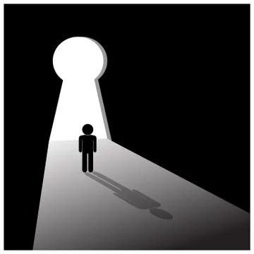 The door of success Stock Illustration