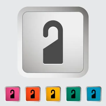 Door tag 库存插图