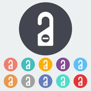 Door tag Stock Illustration