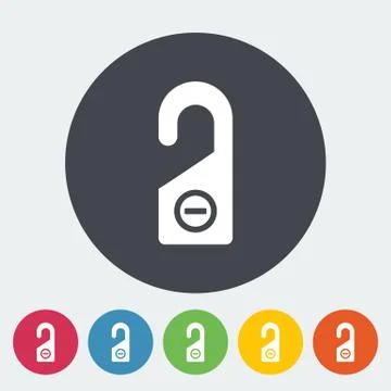 Door tag 库存插图