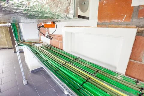 Door in the technical area Foto stock