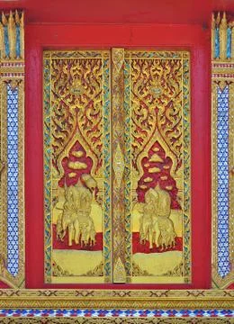 Door temple Stock Photos