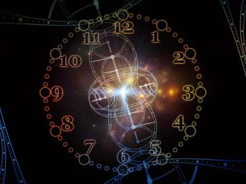 Door to Temporal Realm Stock Illustration