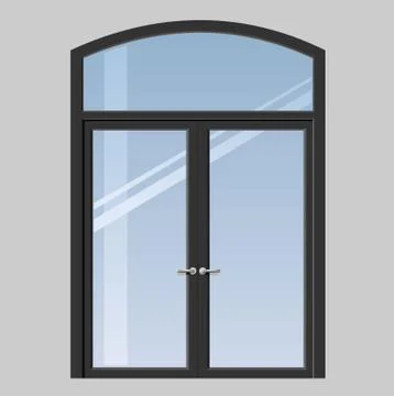 Door to the terrace Illustrazione stock