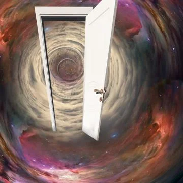 Door in time Illustration