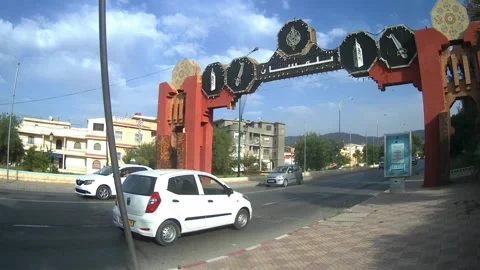 The door of Tlemcen city Stock Footage 130414035