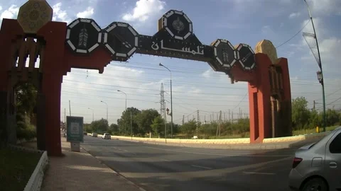 The door of Tlemcen city Stock Footage 130416699