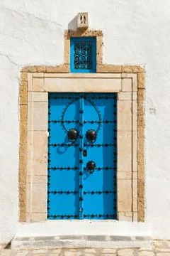 Door in Tunisa Foto stock