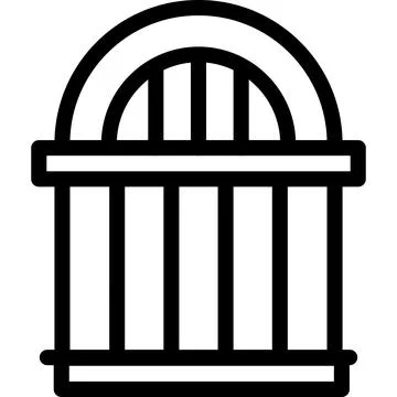 Door Vector Icon Design Illustration Stock Illustration