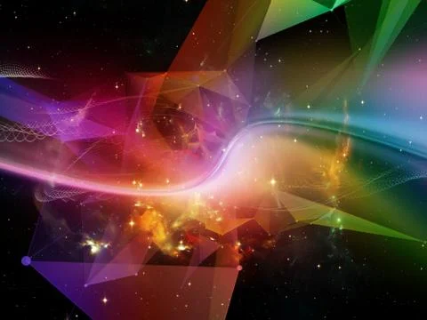 Door to Virtual World 스톡 일러스트