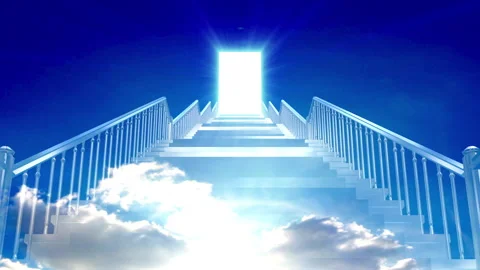Door walkway glow light open animation Video stock 146844577