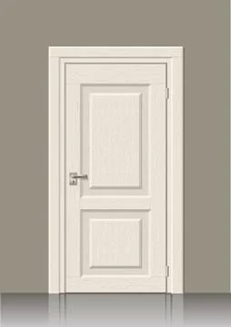 Door in the wall Stock Illustration