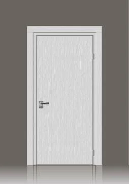 Door in the wall Stock Illustration