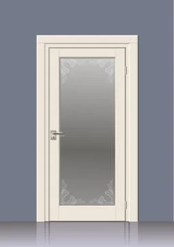 Door in the wall Stock Illustration